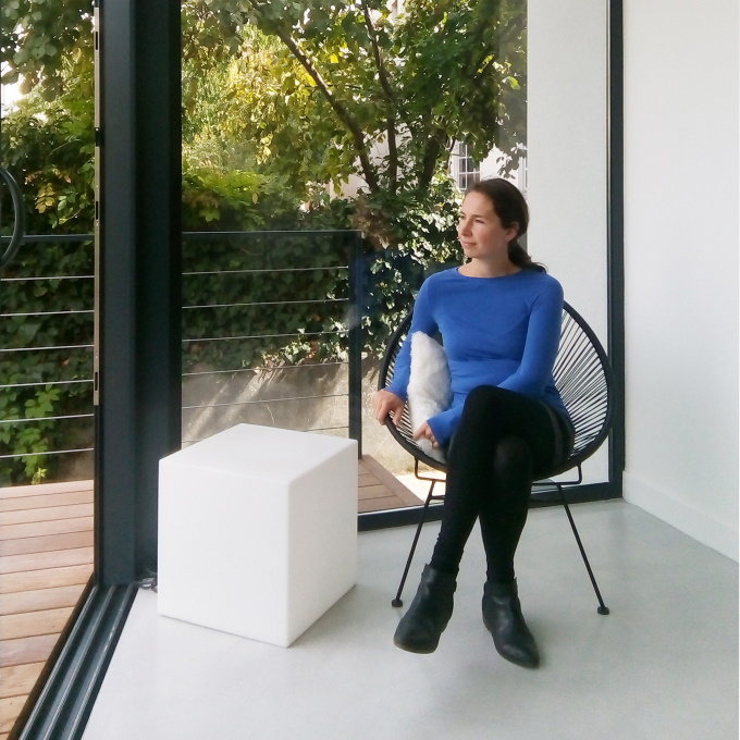 architect drawing on desk